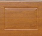 Garagentor-Panel, Farbe - Goldene Eiche - Kassettenplatten mit Woodgrain Abdruck